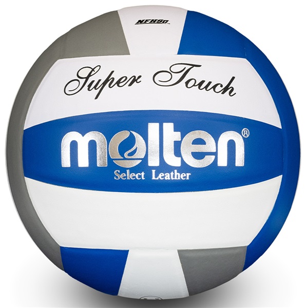 Molten NFHS Black/Silver Super Touch Volleyballs Volleyball Equipment