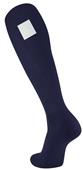 Solid Sock w/Square, Adult (AXL- Navy/White), (AL -Royal/White) PAIR