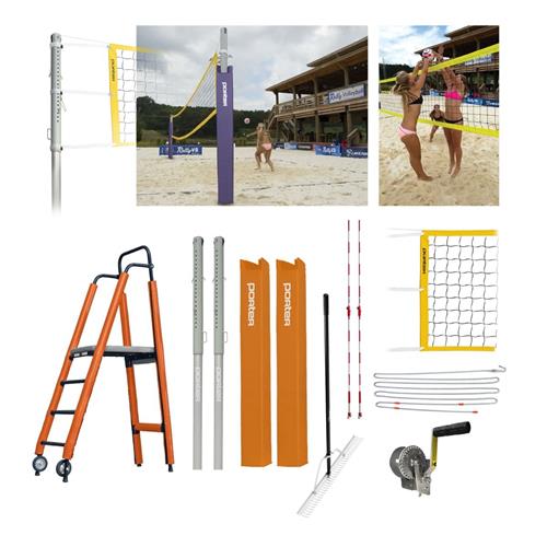 Porter Powr Sand Competition Plus Volleyball Package 3.5" Diameter. Free shipping.  Some exclusions apply.