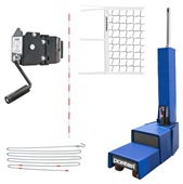 Porter Powr Court Portable Volleyball End Standards W/Pad System (PAIR)