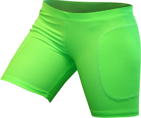 Gem Gear Green Neon Softball Slider 5" Inseam