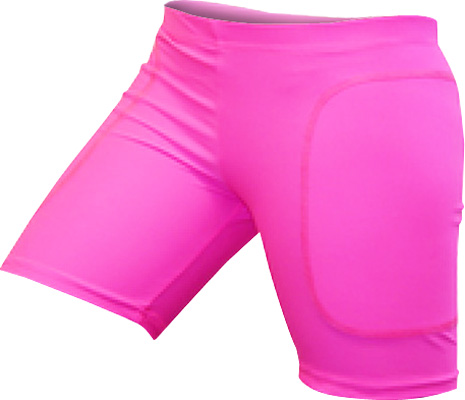 Gem Gear Pink Neon Softball Slider 5" Inseam