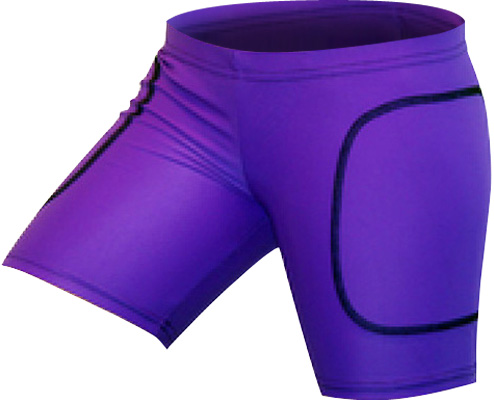 Gem Gear Purple Neon Softball Slider 5" Inseam