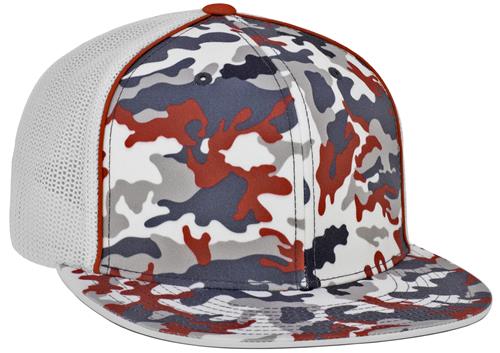 Pacific Headwear Glamo D-Series Trucker Flexfit Cap. Embroidery is available on this item.