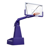 Porter 1835 Competition Manual Portable Basketball Backstop Purple Frame