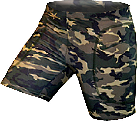Gem Gear Camouflage Softball Slider 5" Inseam