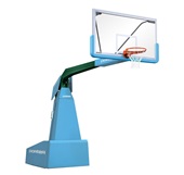 Porter 1835 Competition Manual Portable Basketball Backstop Dark Green Frame