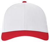 Pacific Headwear Adult (AXS- Maroon,White,Silver) 430C Baseball Caps