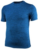 Ultra-Comfortable " Enhanced-Heather" Cooling Short Sleeve Crew T Shirt