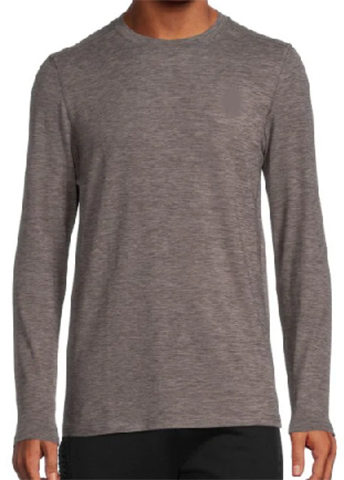 Ultra-Comfortable " Enhanced-Heather" Cooling Long Sleeve Crew T Shirt. Printing is available for this item.