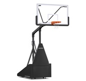 Porter 735 Competition Portable Basketball Backstop Black Frame 5' Extension