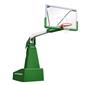 Porter 1835 Competition Motorized Portable Basketball Backstop White Frame
