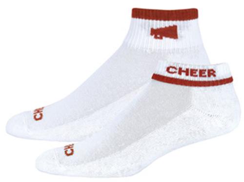 Pro Feet 2-In-1 Flip Top Low Cut Cheer Sock 742-743-744