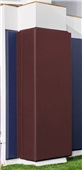 Porter Sewn DuraSafe Configured 3 Sided Pad Rigid Back 4'x8' or Less