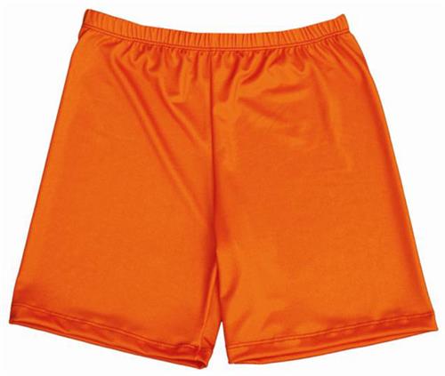 Miami Crazy Neon Orange Compression Shorts