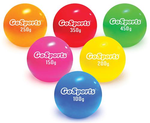 GoSports Plyometric Weighted Training Balls For Baseball Softball - PRO 6-Pack