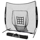 GoSports 7' x 7' Baseball Softball Hitting/Pitching Net BASB-NET-7x7-BLACK