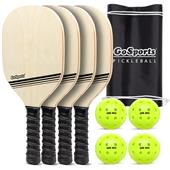 GoSports Regulation Classic Pickleball Set PICKLE-WOOD-4-CLASSIC