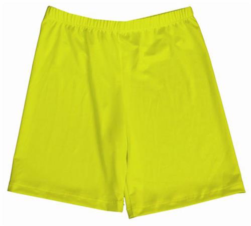 Fit2Win Miami Crazy Neon Yellow Compression Shorts