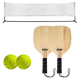 Baden Wooden Paddle & Pickleball Starter Set