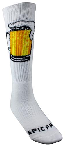 BEER MUG - Cute Novelty Fun Design Crew-Socks (1-Pair)