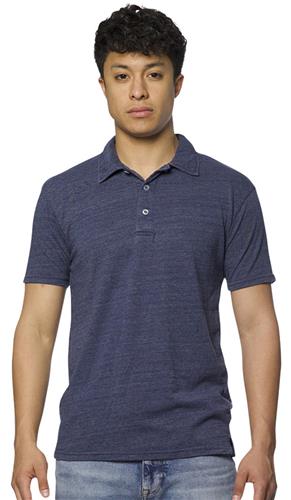 Royal Apparel Unisex Vintage Wash Triblend Polo 20057PD. Printing is available for this item.