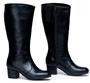 Dolly 2" Heel Knee-High Boots (Wider Top & Gusset for Larger Calves)
