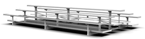 NRS 3 Row Tiered Back-to-Back Preferred Bleachers. Free shipping.  Some exclusions apply.