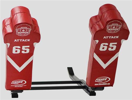 Fisher BRUTE 2-Man to 7-Man SLED With Attack Pad Football