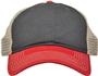 The Game Back Mesh, Snapback Trucker Cap (Black,Stone,Pelican,Red)