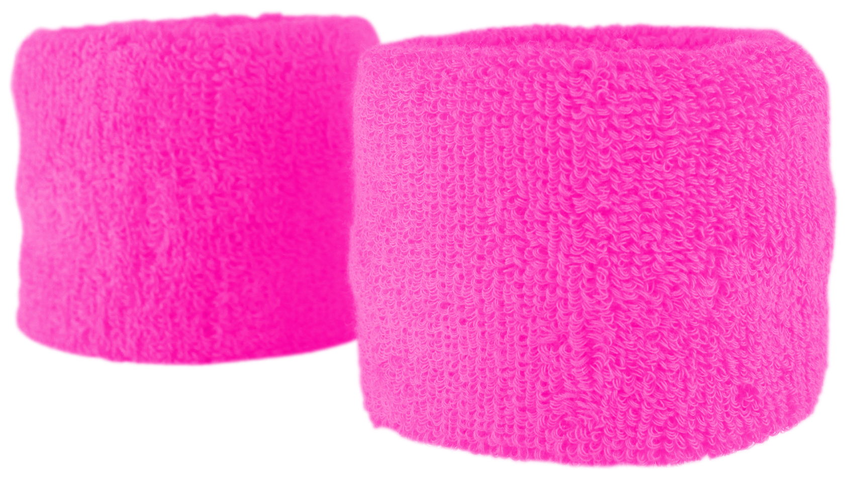 E208671 2.5" Wide, Cotton Soft Absorbent Athletic Sports Wristbands (1