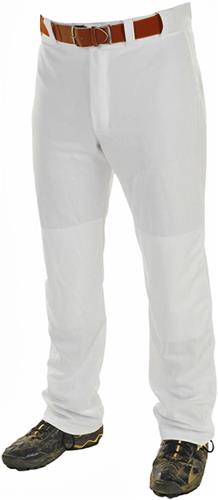 Martin Open Hemmed Bottom Baggy Fit Baseball Pants. Braiding is available on this item.