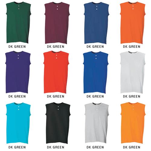 Martin Sports 2 Button Softball Sleeveless Jerseys. Decorated in seven days or less.