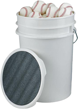 Martin Sports 6 Gallon Baseball Bucket with Padded Lid