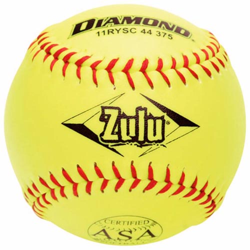 Diamond Zulu Red Stitch 11" ASA Softballs