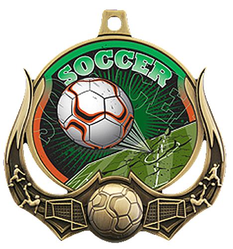 Hasty Awards Soccer Ultimate 3-D Medals M-727S. Personalization is available on this item.