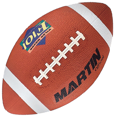 Martin Sports Official Size Rubber Football