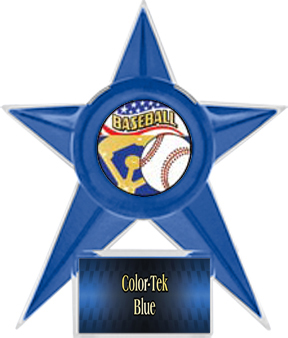 Hasty Awards Baseball Stellar Ice 7" Trophy. Personalization is available on this item.
