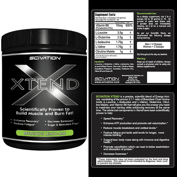 E21339 Xtend LemonLime Amino Acid Supplement