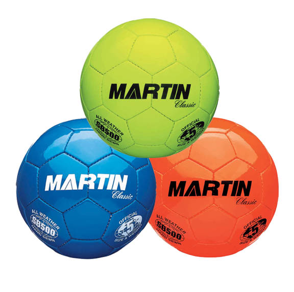 E21362 Martin Classic Solid Color PU Leather Soccer Balls