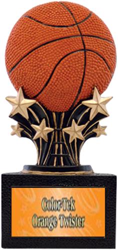 Shooting Star 6" Basketball Resin Trophies. Personalization is available on this item.