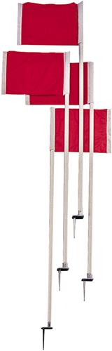 Martin Sports Deluxe Corner Flags (Set of 4)