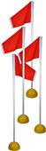 Martin Sports Universal Corner Flags (Set of 4)