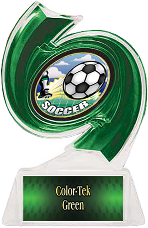 Hasty Awards Soccer Hurricane Ice 6" Trophy. Personalization is available on this item.