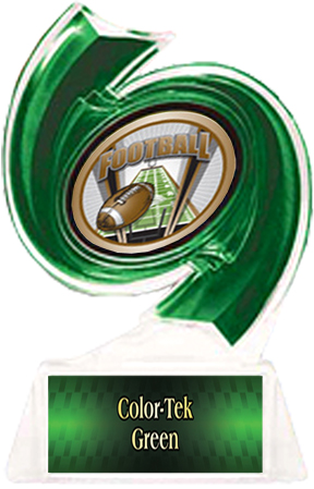 Hasty Awards Football Hurricane Ice 6" Trophy. Personalization is available on this item.