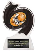 Hasty Awards Basketball Hurricane Ice 6" Trophy Hasty Awards Basketball Hurricane Ice 6" Trophy
