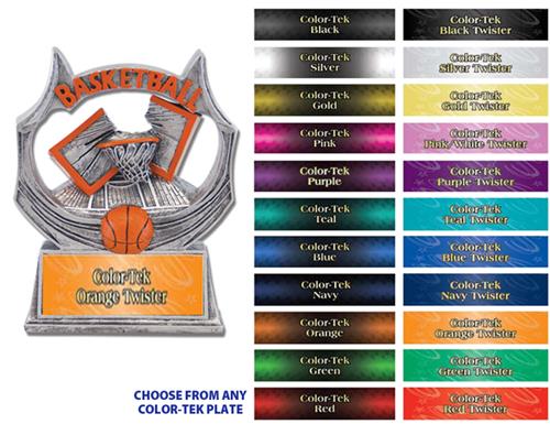 Hasty Awards 6" Basketball Ultimate Resin Trophies. Engraving is available on this item.
