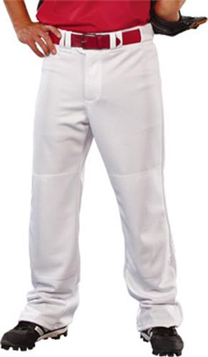 Teamwork Adult Open Bottom Solid Baseball Pants. Braiding is available on this item.