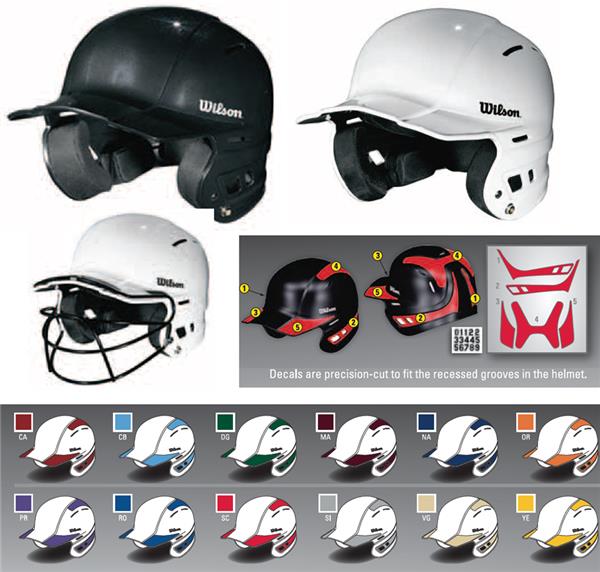 Wilson Sporting Goods The One Custom Helmet Decal Kit 