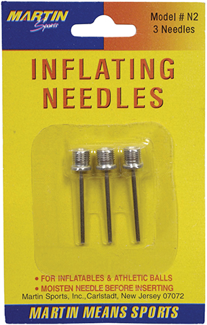Martin Blister Card of 3 Inflating Needles